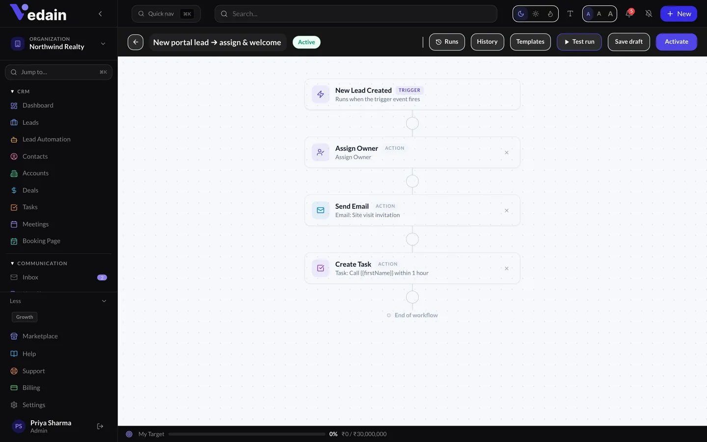 Workflows & Automation — inside the product