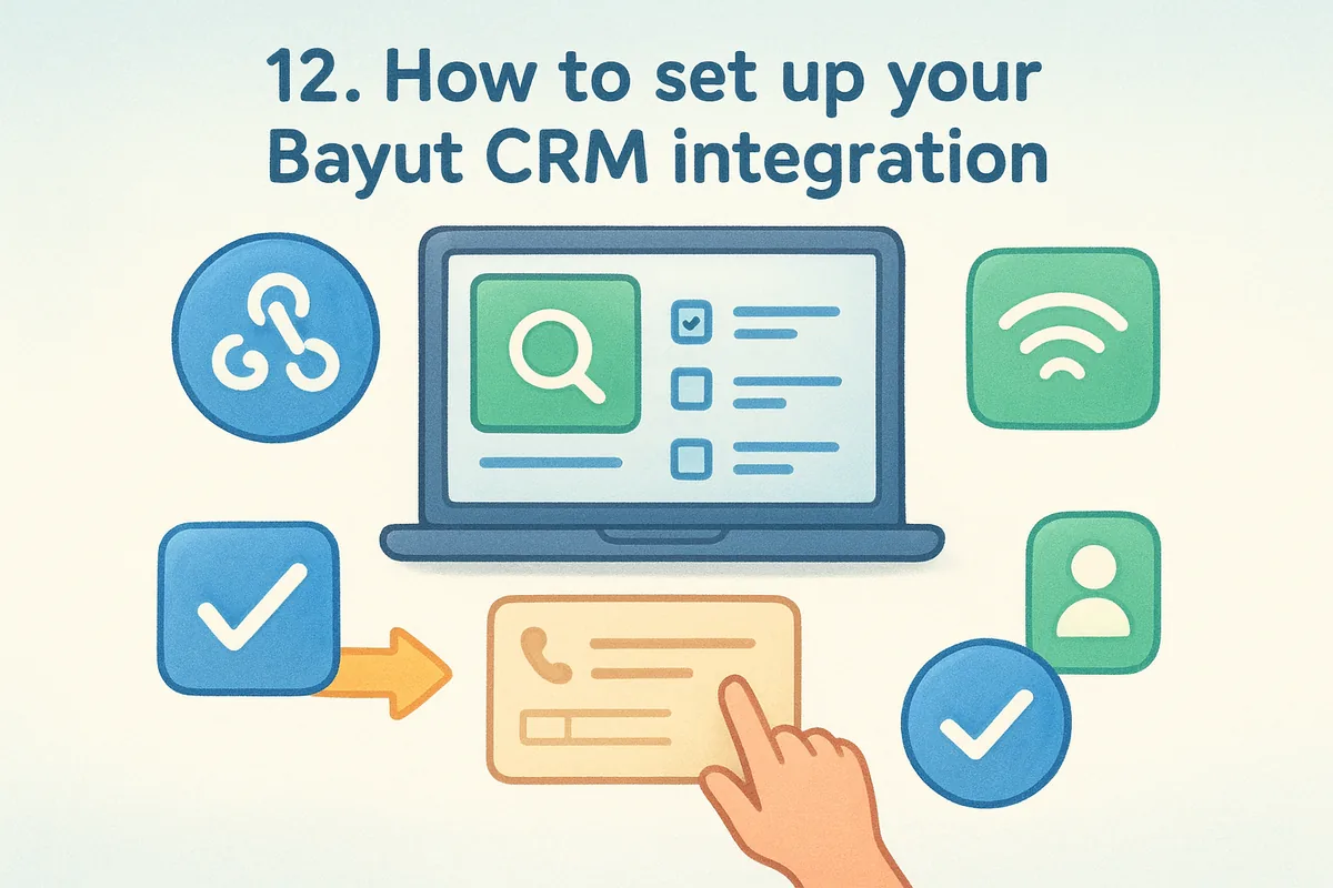 12. How to set up your Bayut CRM integration
