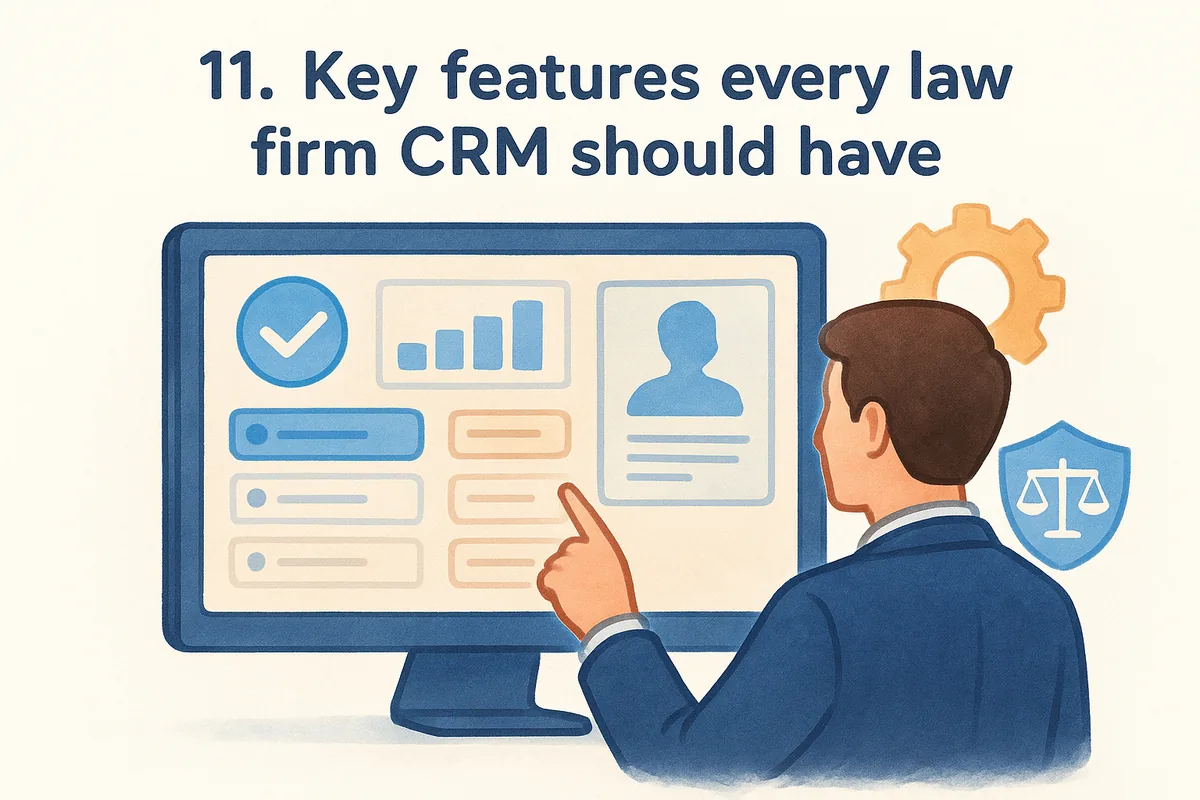 11. Key features every law firm CRM should have