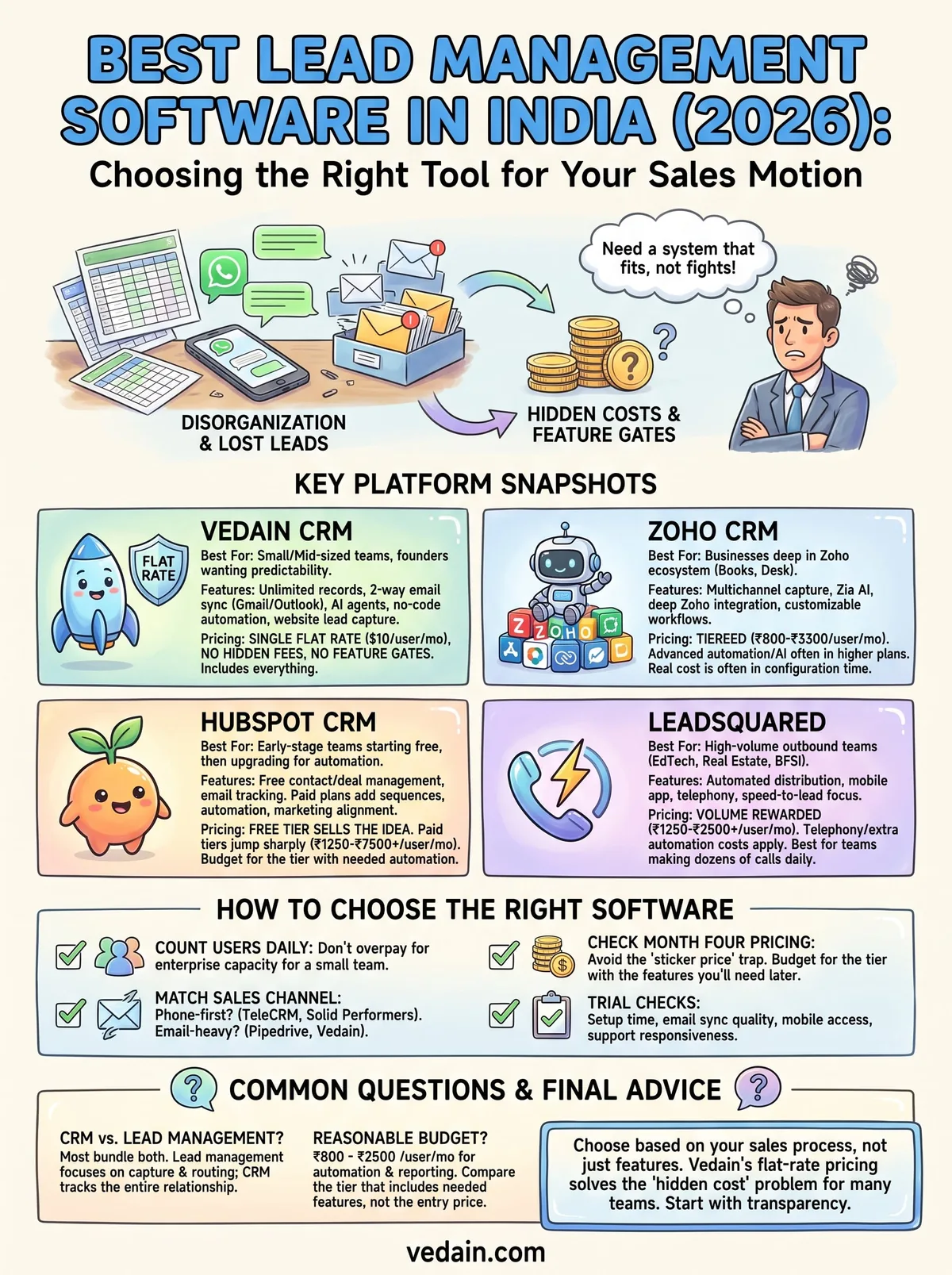 lead management software in india infographic