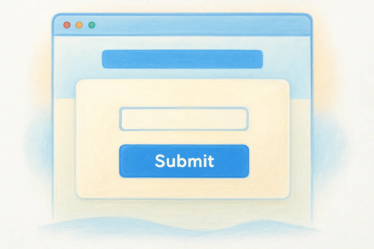 Put forms above the fold when the offer is clear