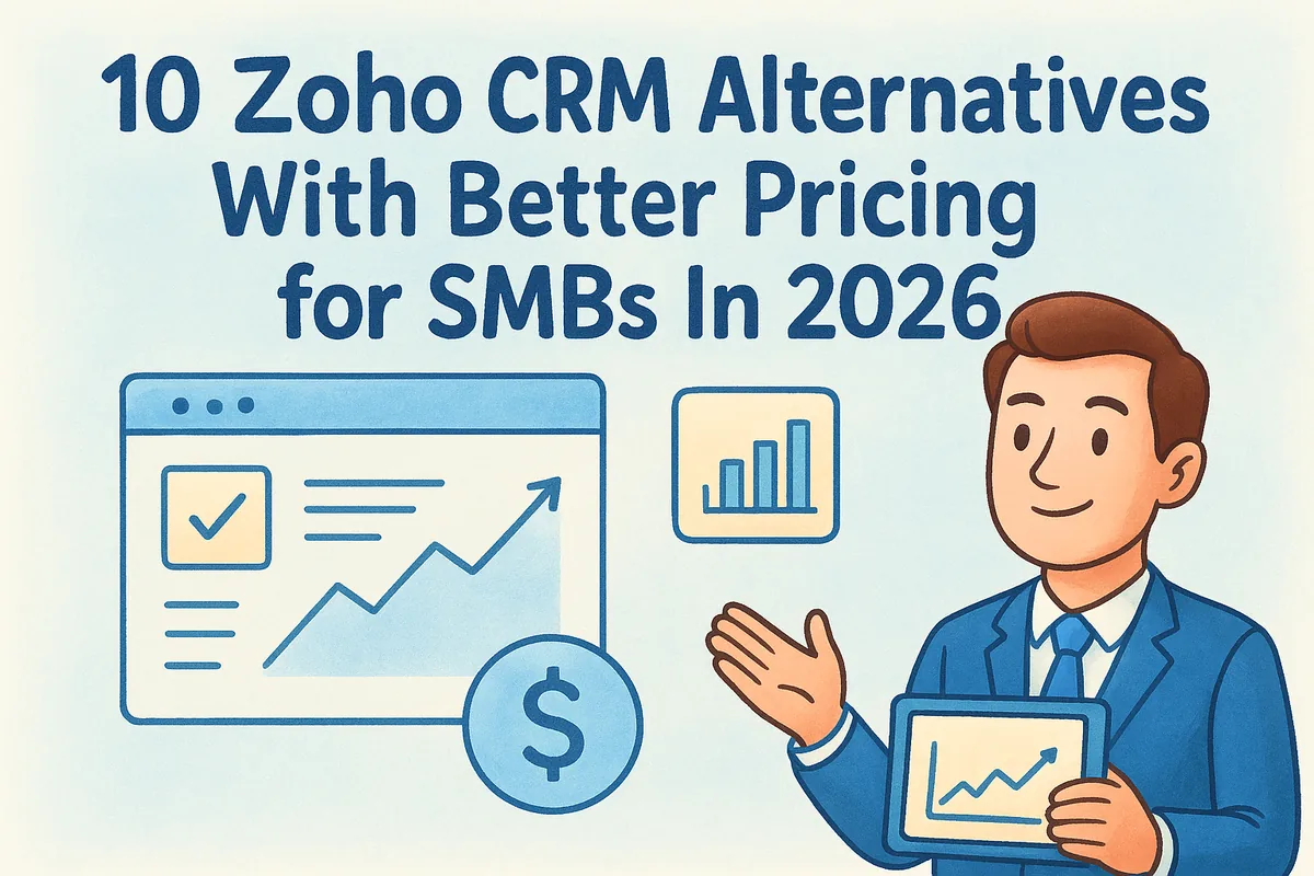 10 Zoho CRM Alternatives With Better Pricing for SMBs In 2026