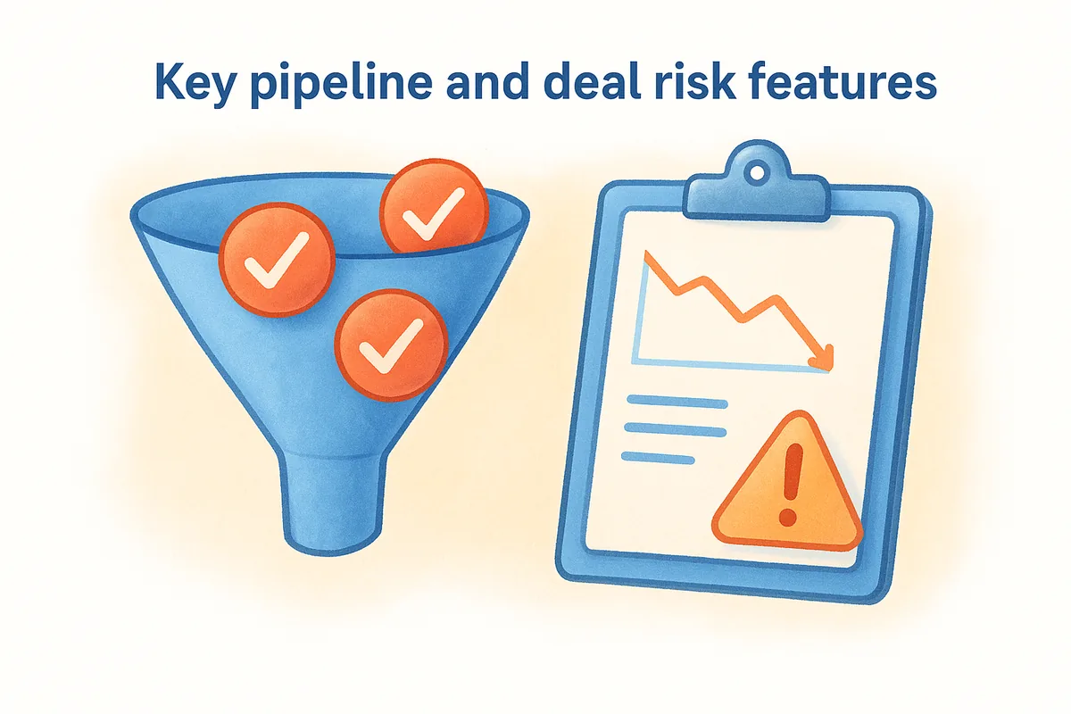 Key pipeline and deal risk features