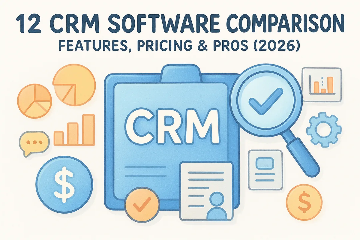 12 CRM Software Comparison: Features, Pricing & Pros (2026)