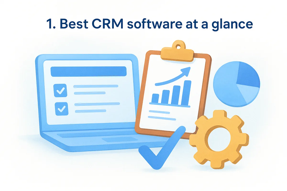 1. Best CRM software at a glance