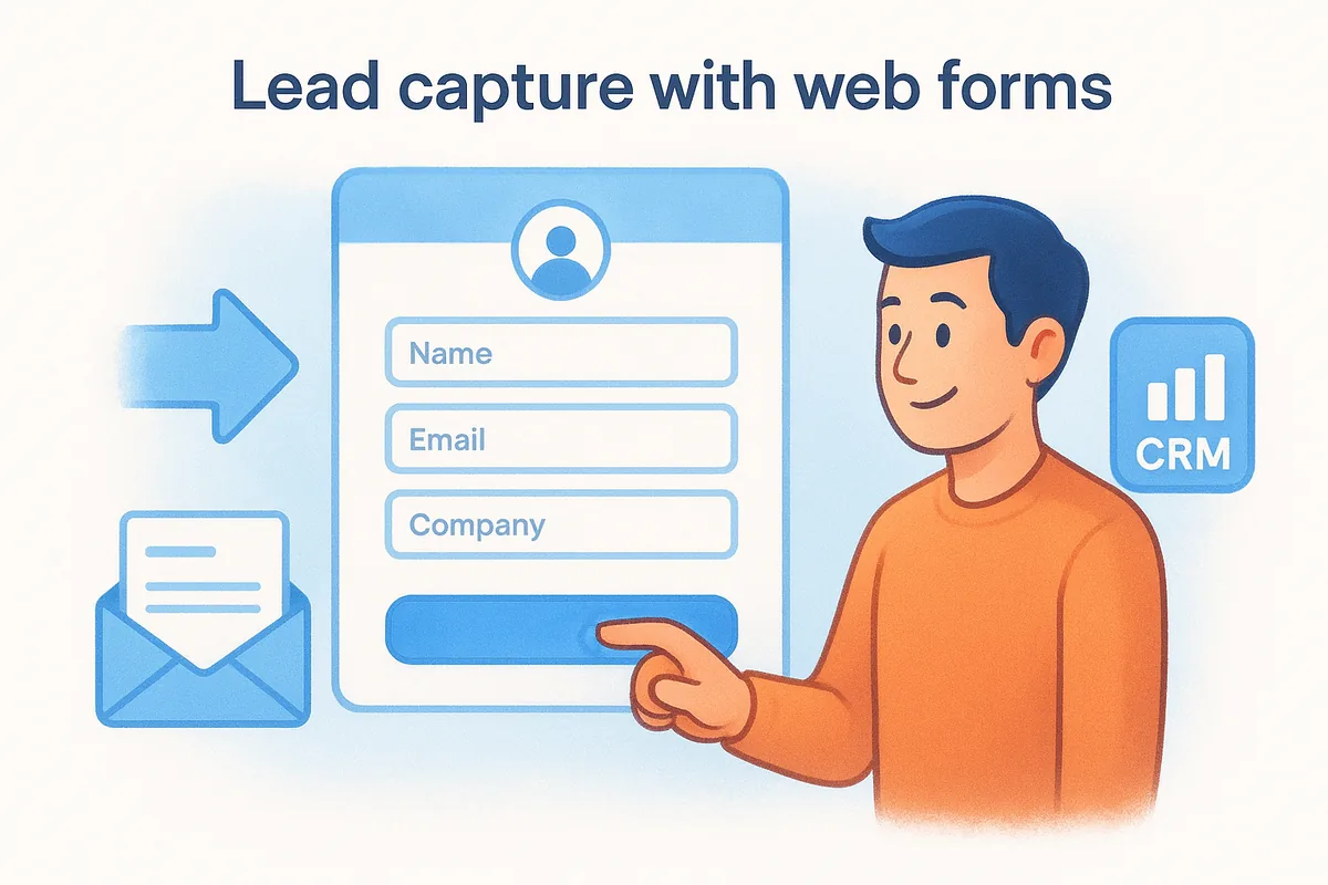 2. Lead capture with web forms