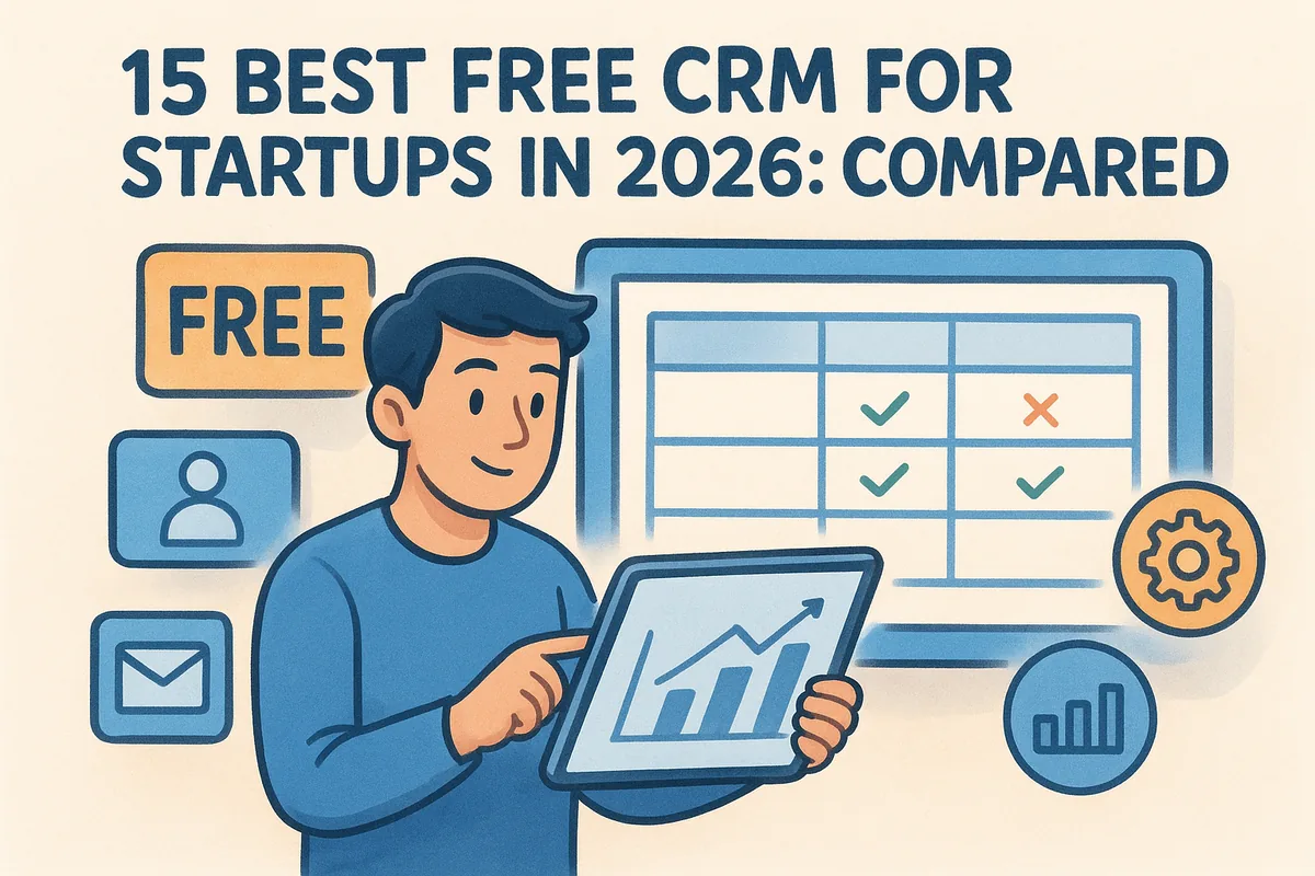 15 Best Free CRM For Startups in 2026: Compared