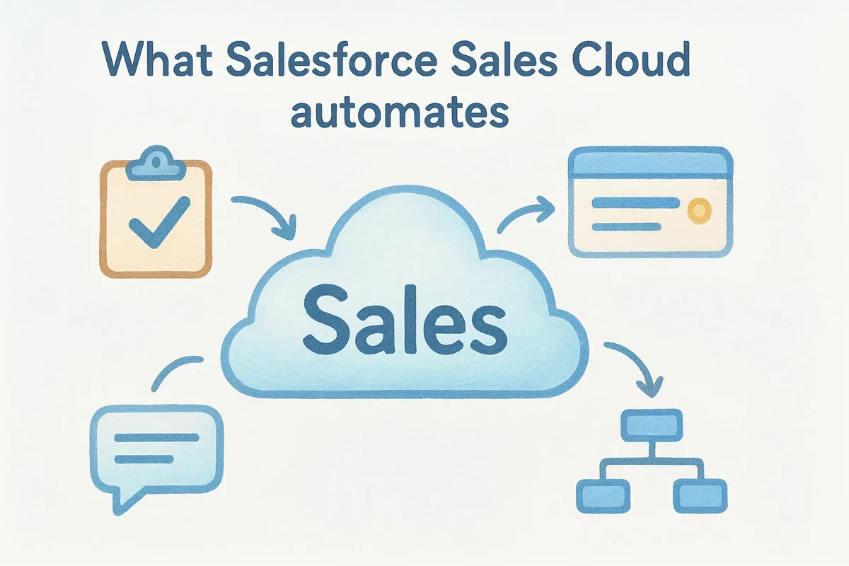What Salesforce Sales Cloud automates