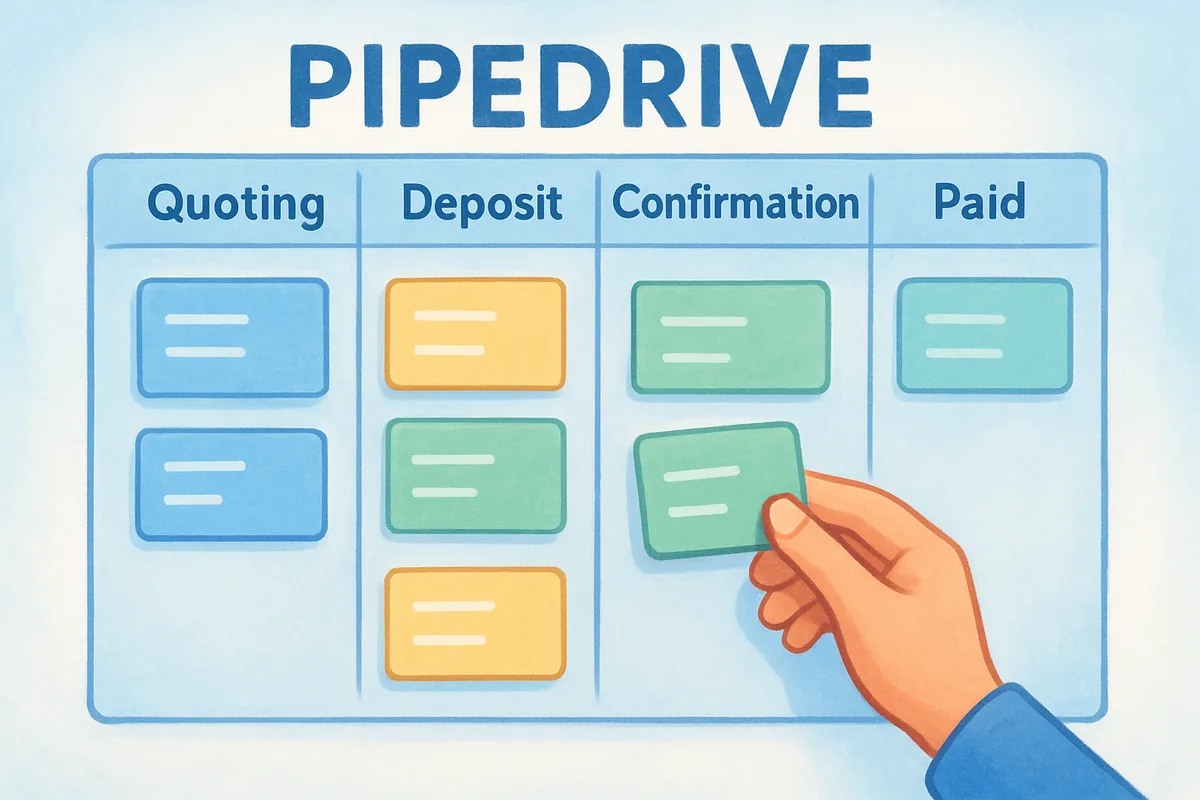 7. Pipedrive: best for visual sales pipelines