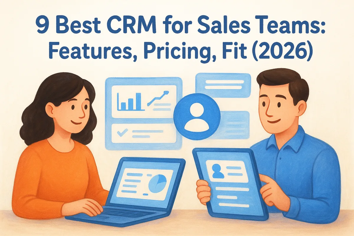 9 Best CRM For Sales Teams: Features, Pricing, Fit (2026)