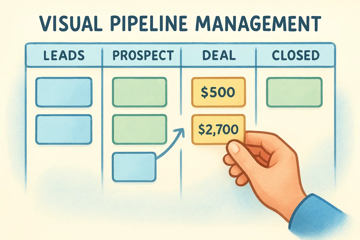 Visual pipeline management