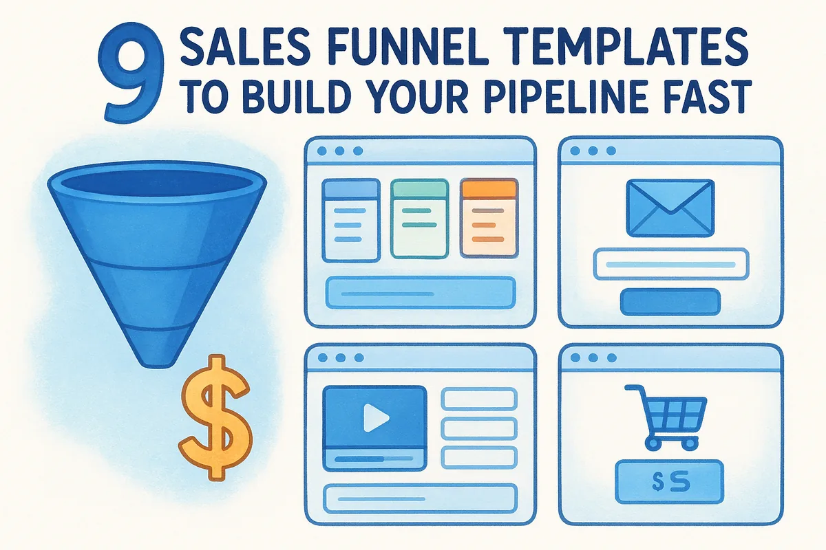 9 Sales Funnel Templates to Build Your Pipeline Fast