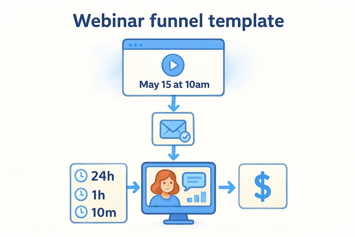 4. Webinar funnel template