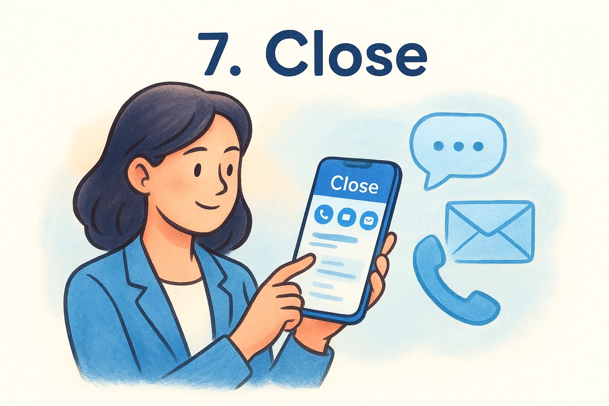 7. Close