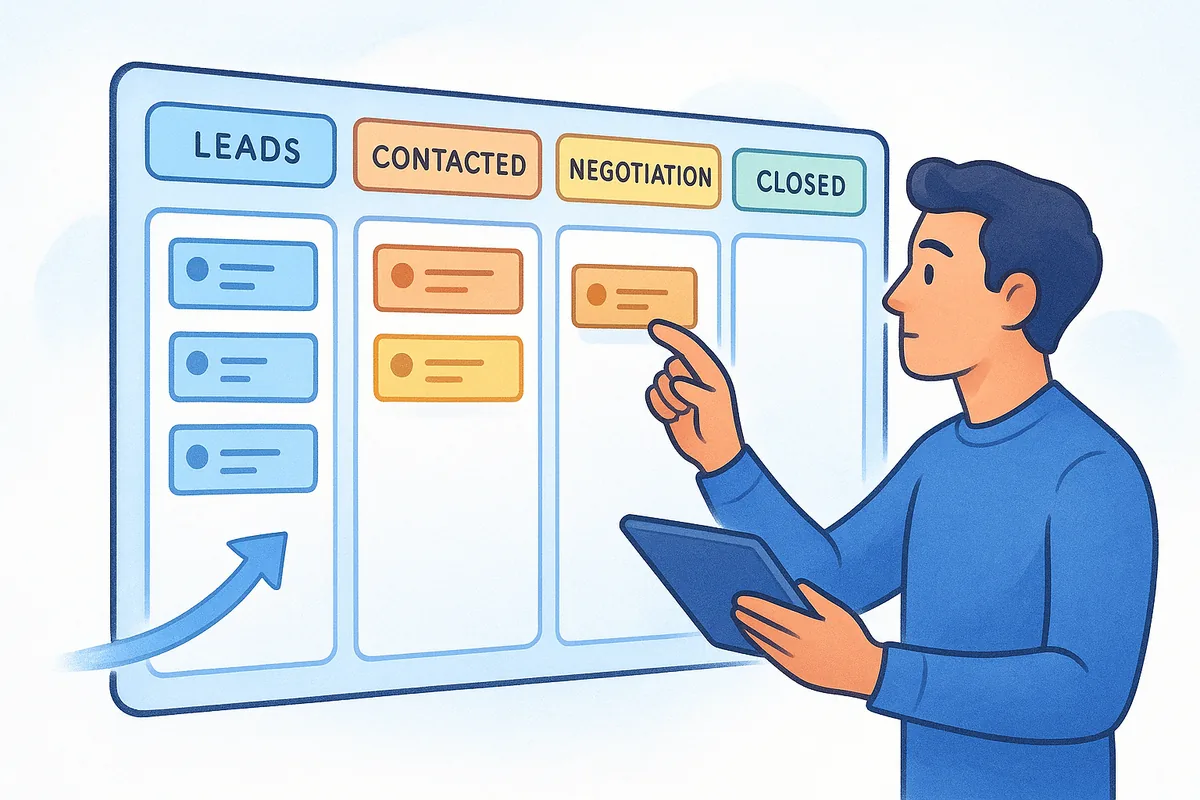 Deal pipeline and visual tracking