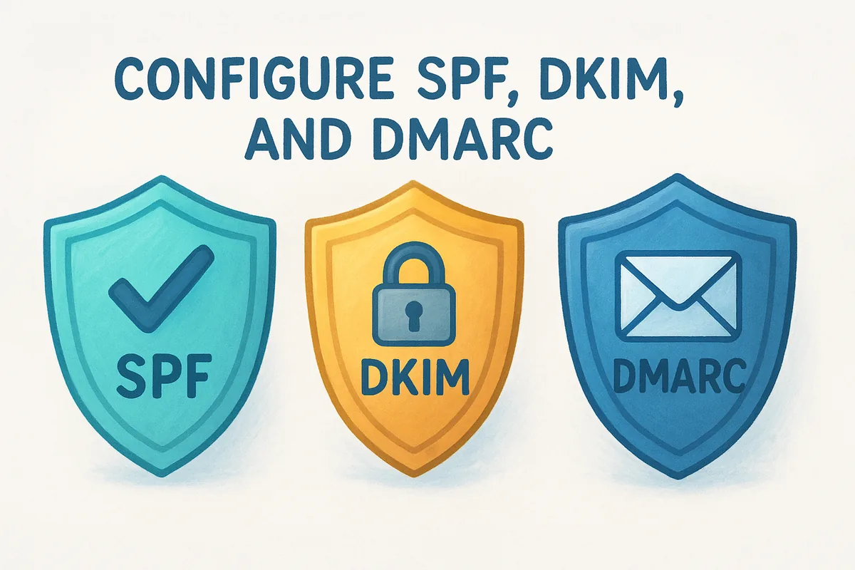 Configure SPF, DKIM, and DMARC