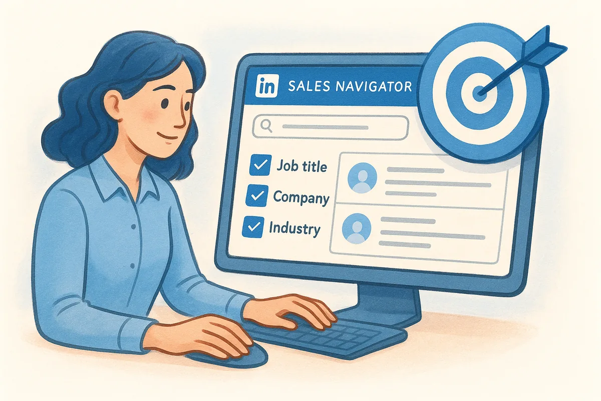 3. Build targeted lists with LinkedIn Sales Navigator