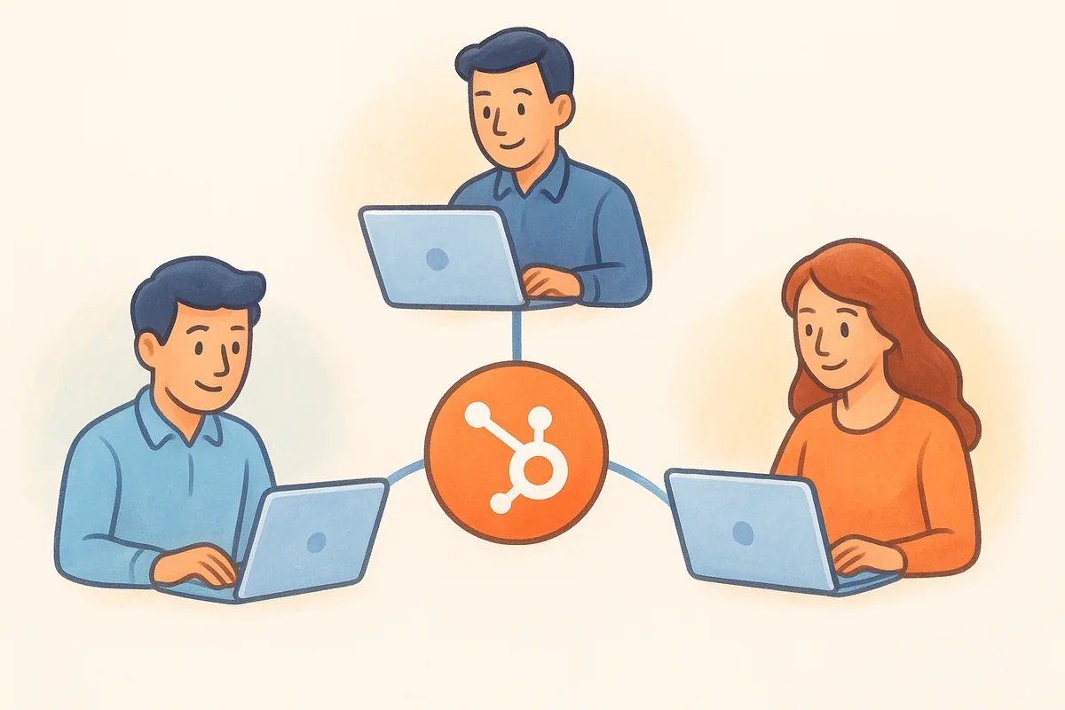How the hubs connect across teams