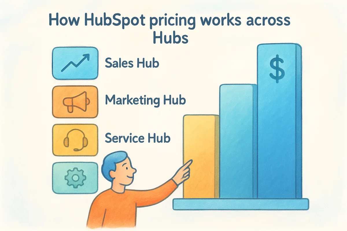 How HubSpot pricing works across Hubs