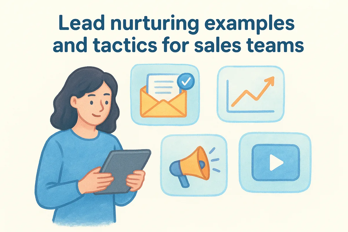 Lead nurturing examples and tactics for sales teams
