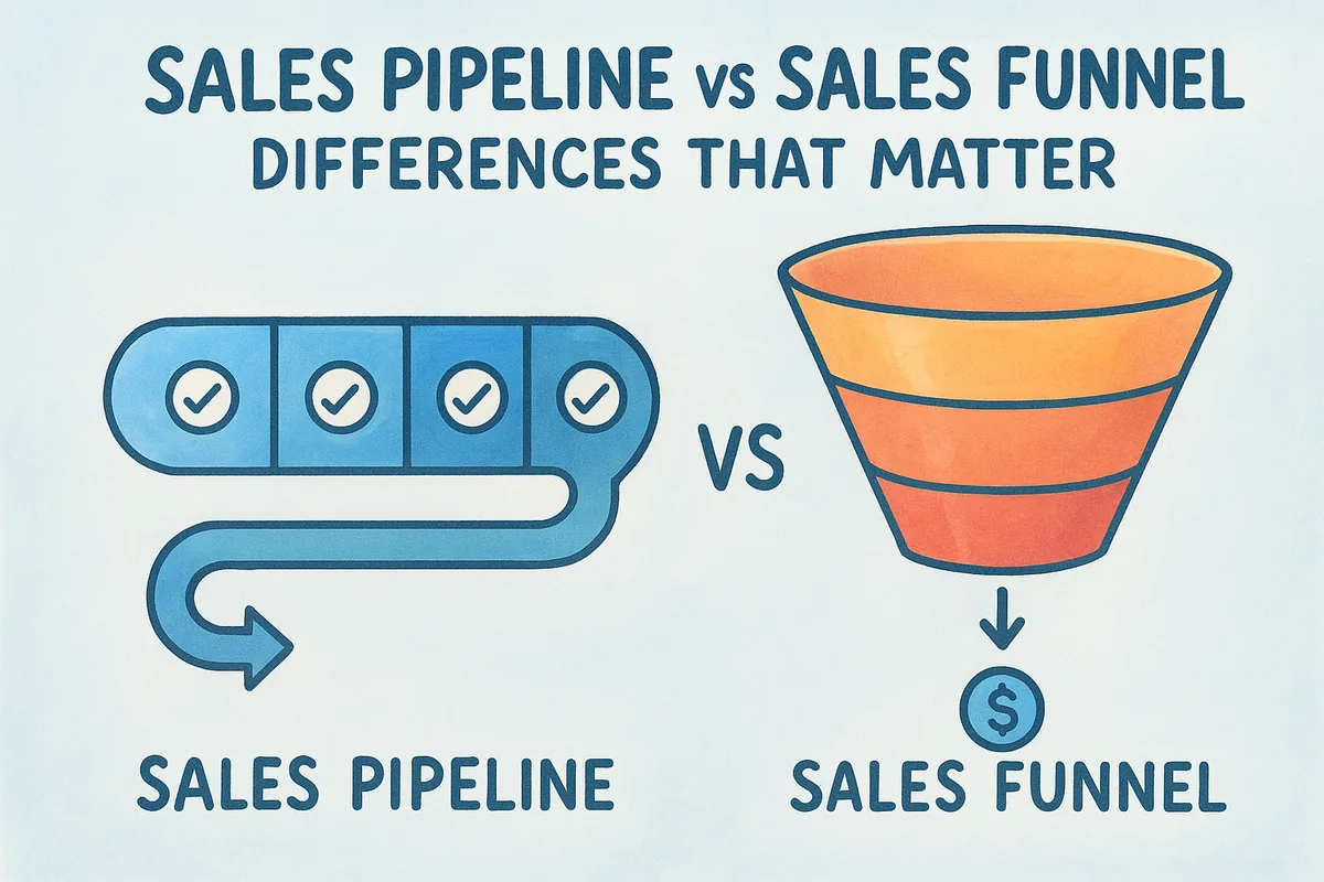 Sales Pipeline vs Sales Funnel: Differences That Matter